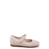 Papanatas Pink Linen Wingtip Mary Jane-Tassel Children Shoes
