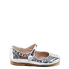 Papanatas Silver Mirror Wingtip Mary Jane-Tassel Children Shoes