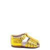 Papanatas Yellow Gold Closed Toe Sandal-Tassel Children Shoes