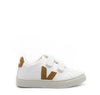 Veja White Camel Velcro Sneaker-Tassel Children Shoes