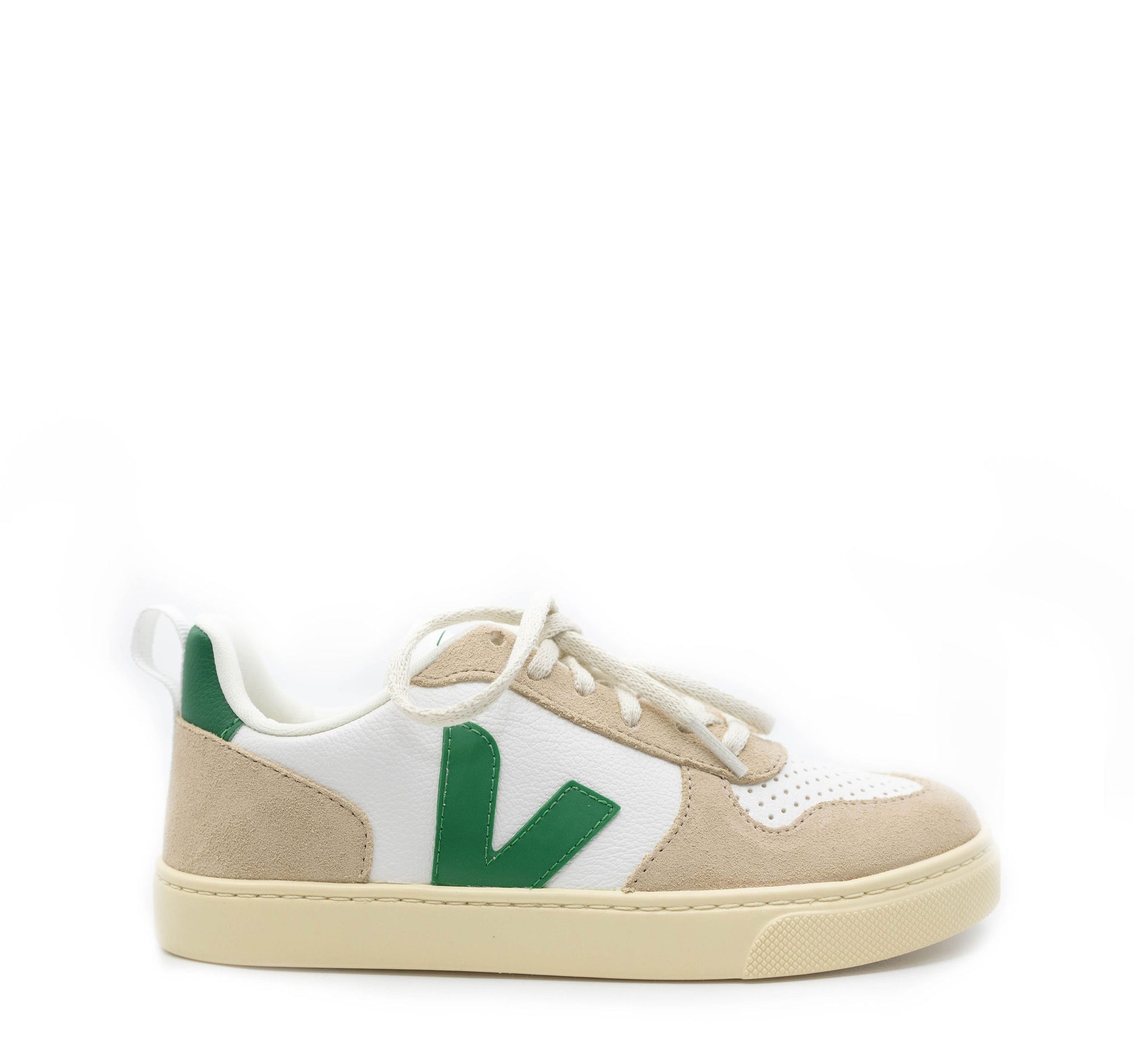Veja White Emerald Lace Sneaker-Tassel Children Shoes