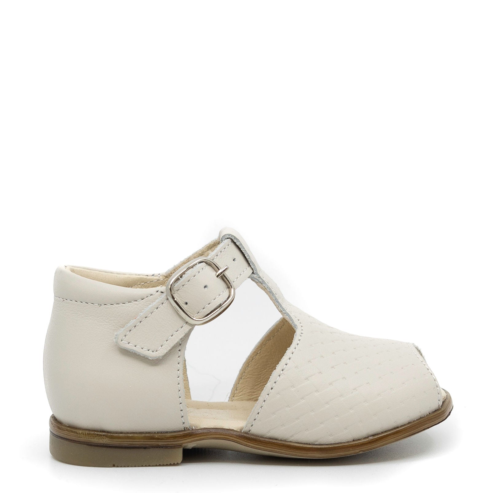 Emel Off White Baby Sandal-Tassel Children Shoes