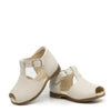 Emel Off White Baby Sandal-Tassel Children Shoes