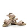 Old Soles Pink Star Velcro Sandal-Tassel Children Shoes