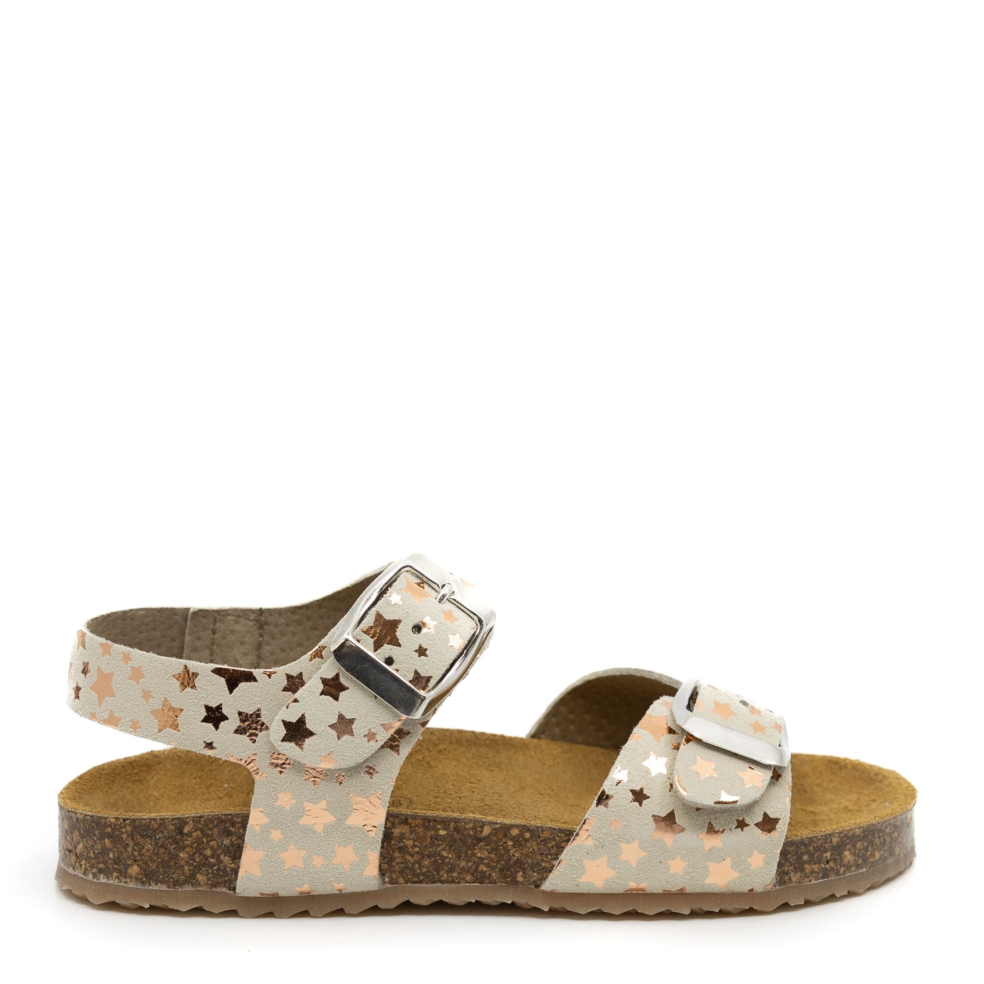 Confetti Nude Star Buckle Sandal-Tassel Children Shoes