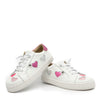 Old Soles White and Pink Heart Sneaker-Tassel Children Shoes
