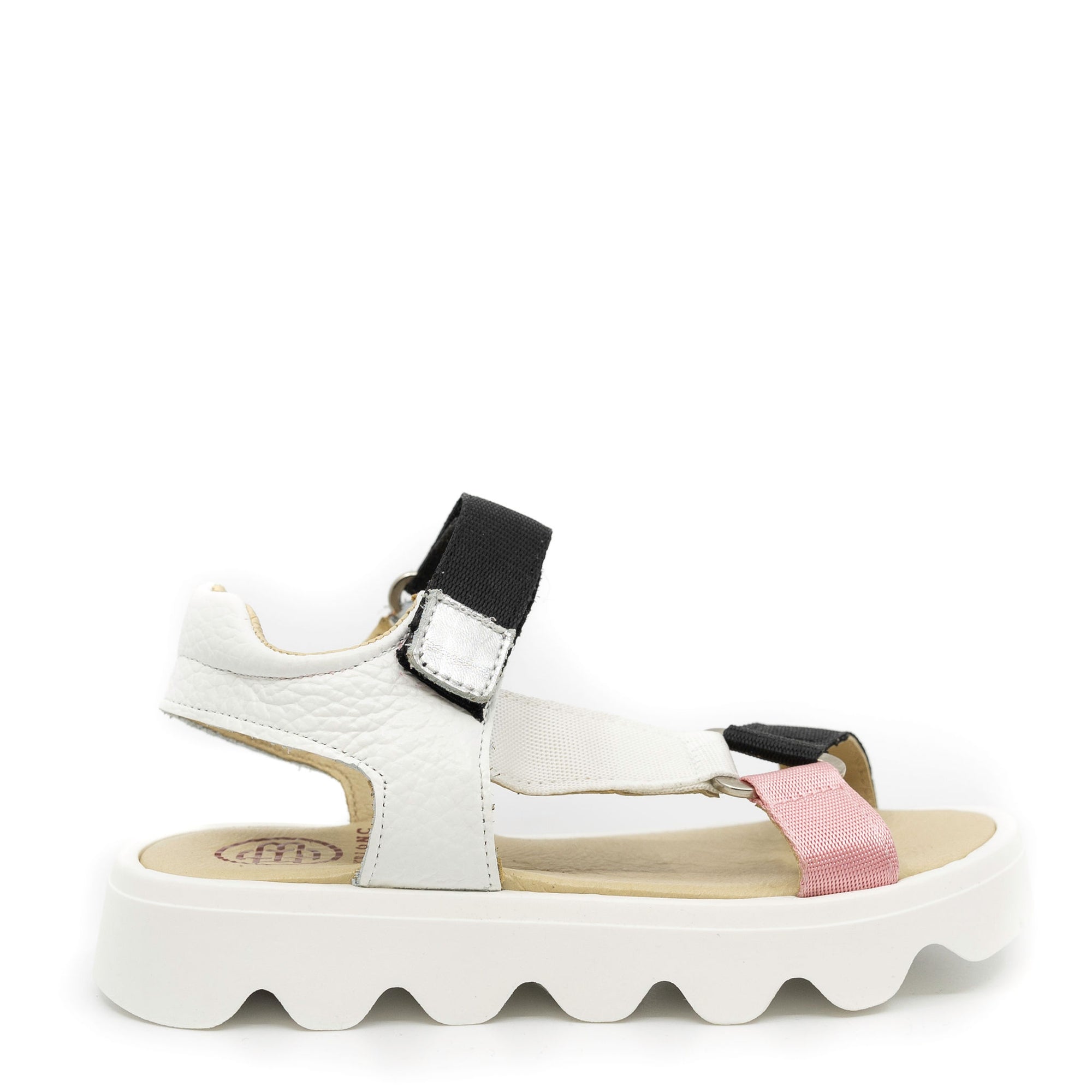 Blublonc Multicolor Velcro Sandal-Tassel Children Shoes