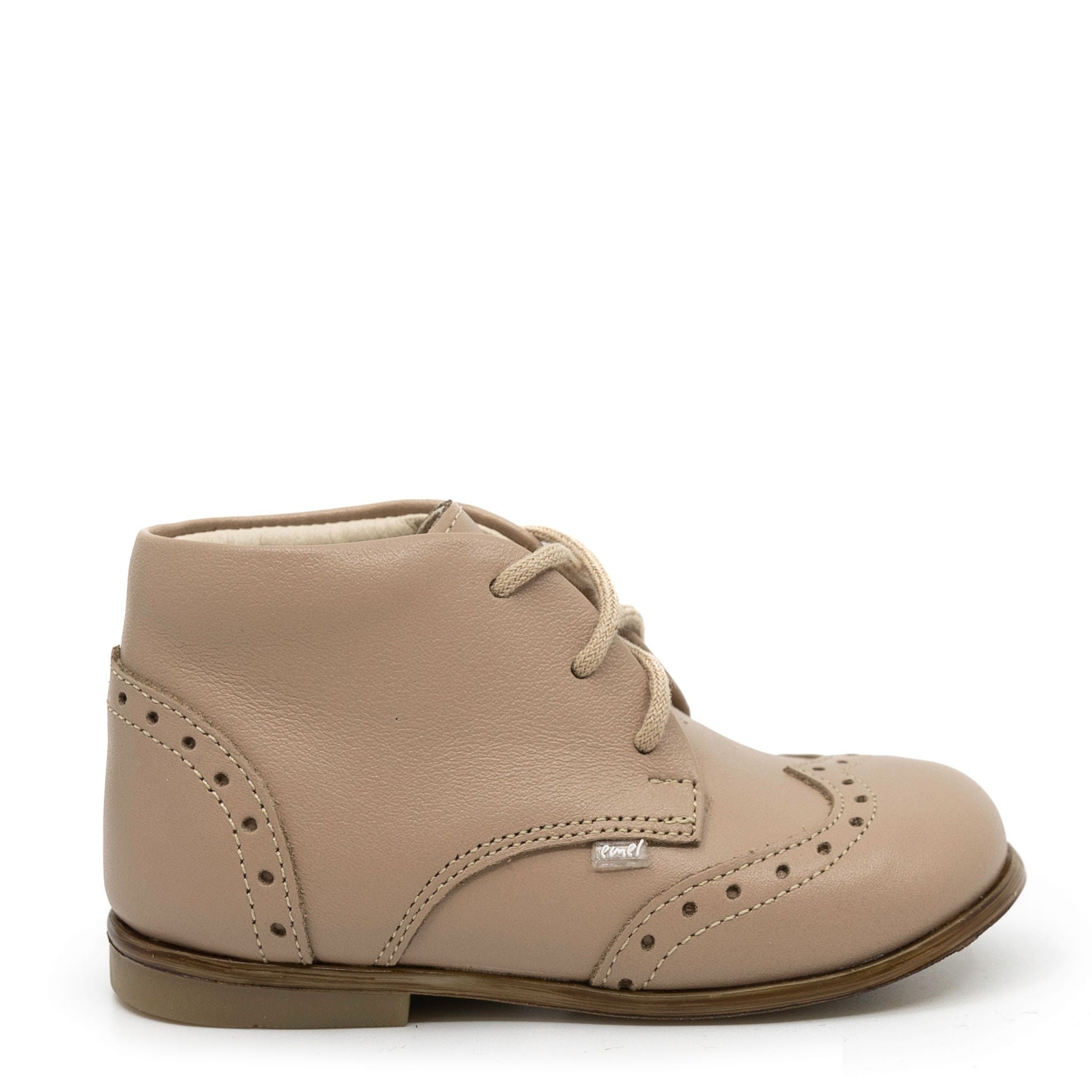 Emel Stone Taupe Baby Bootie-Tassel Children Shoes