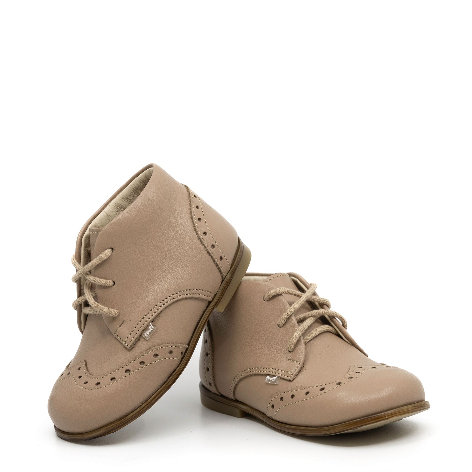 Emel Stone Taupe Baby Bootie-Tassel Children Shoes