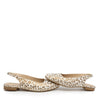 Blublonc Leopard Metallic Slingback-Tassel Children Shoes