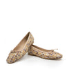 Blublonc Multi Houndstooth Square Toe Flat-Tassel Children Shoes