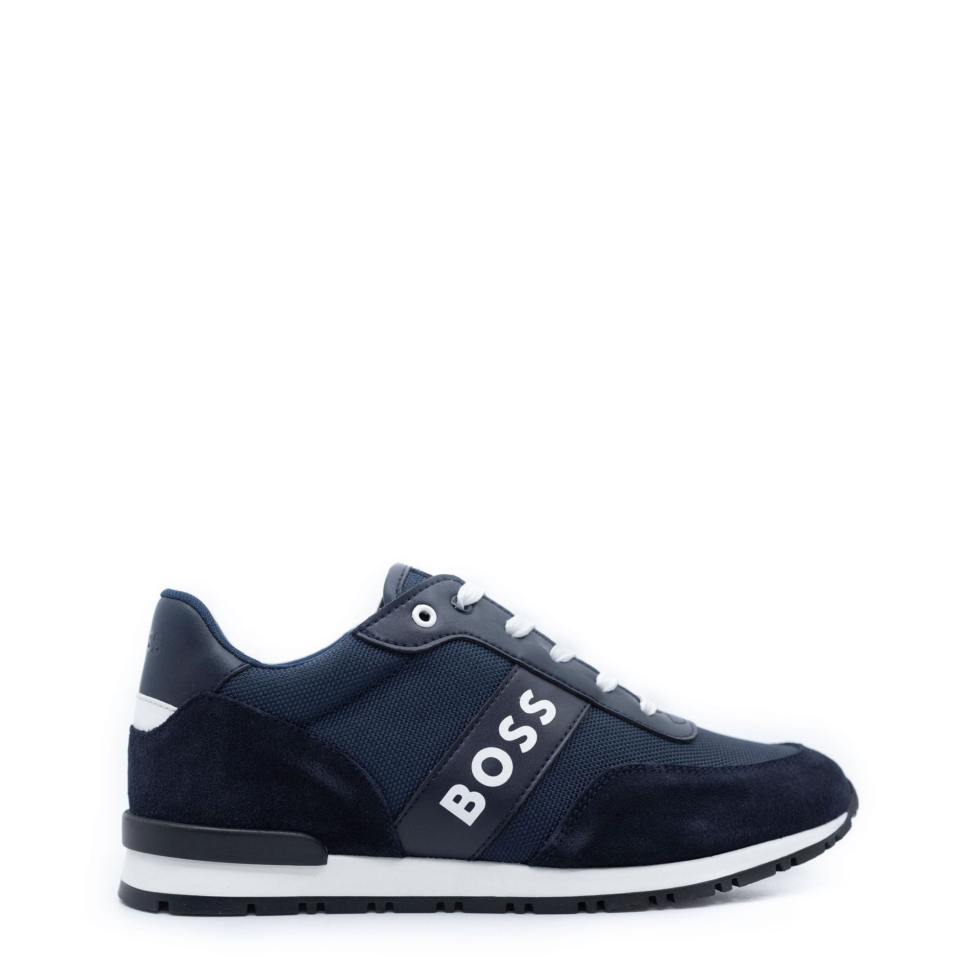 Hugo Boss Navy Lace Sneaker-Tassel Children Shoes