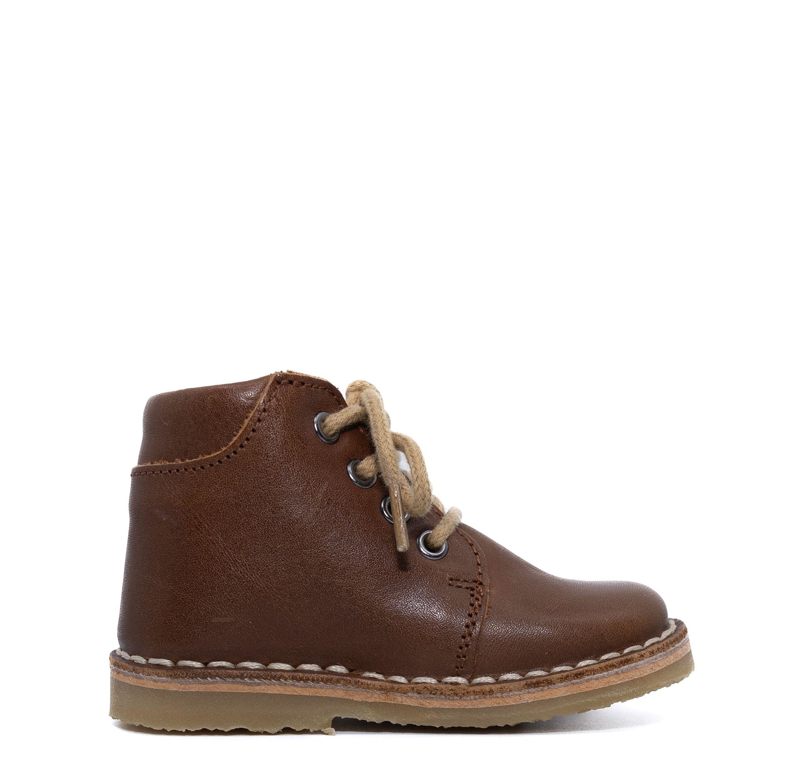 Petit Nord Chocolate Leather Baby Bootie-Tassel Children Shoes