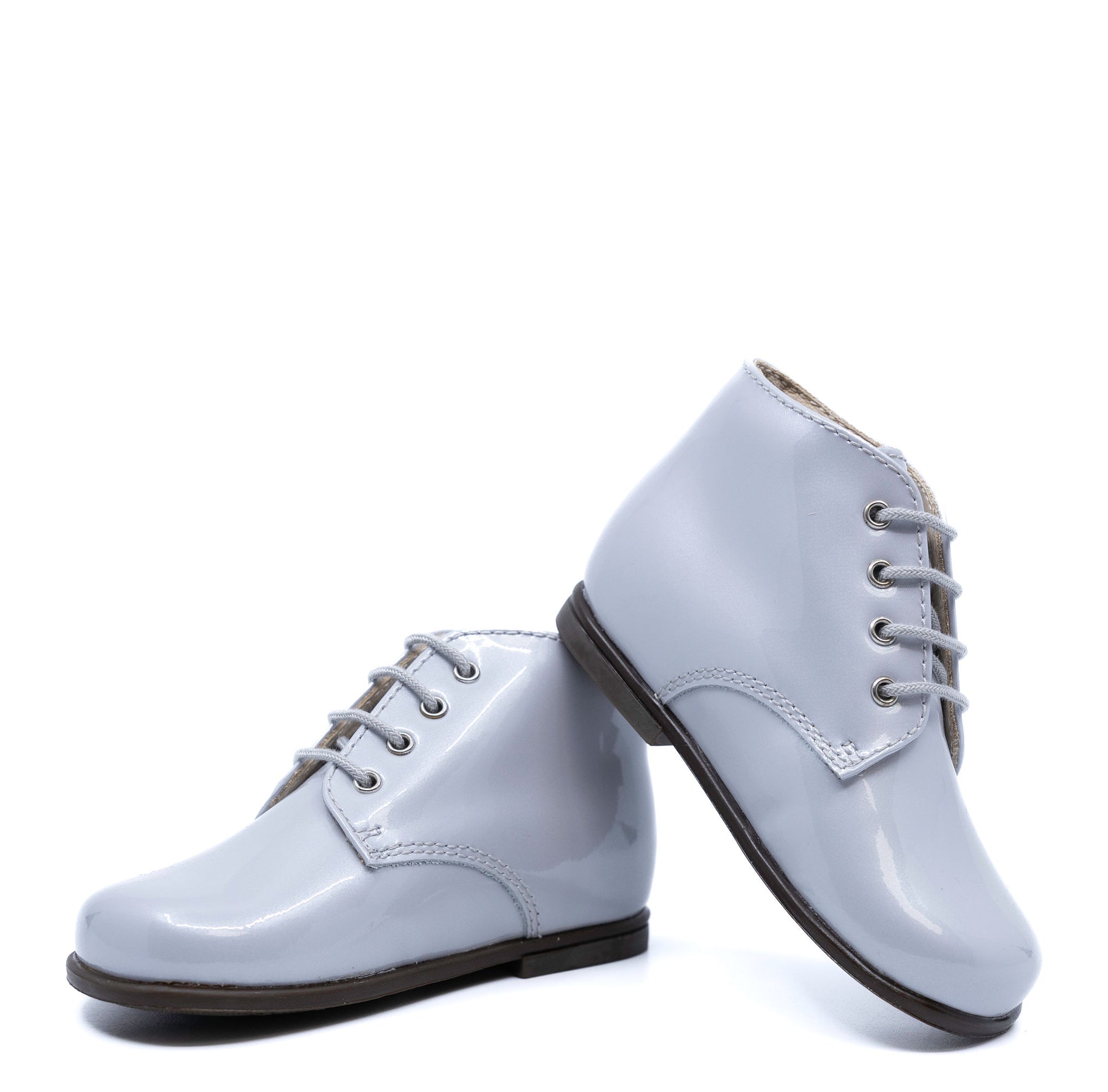 Beberlis Silver Pearl Patent Baby Bootie-Tassel Children Shoes
