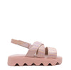Babywalker Pink Iridescent Velcro Sandal-Tassel Children Shoes