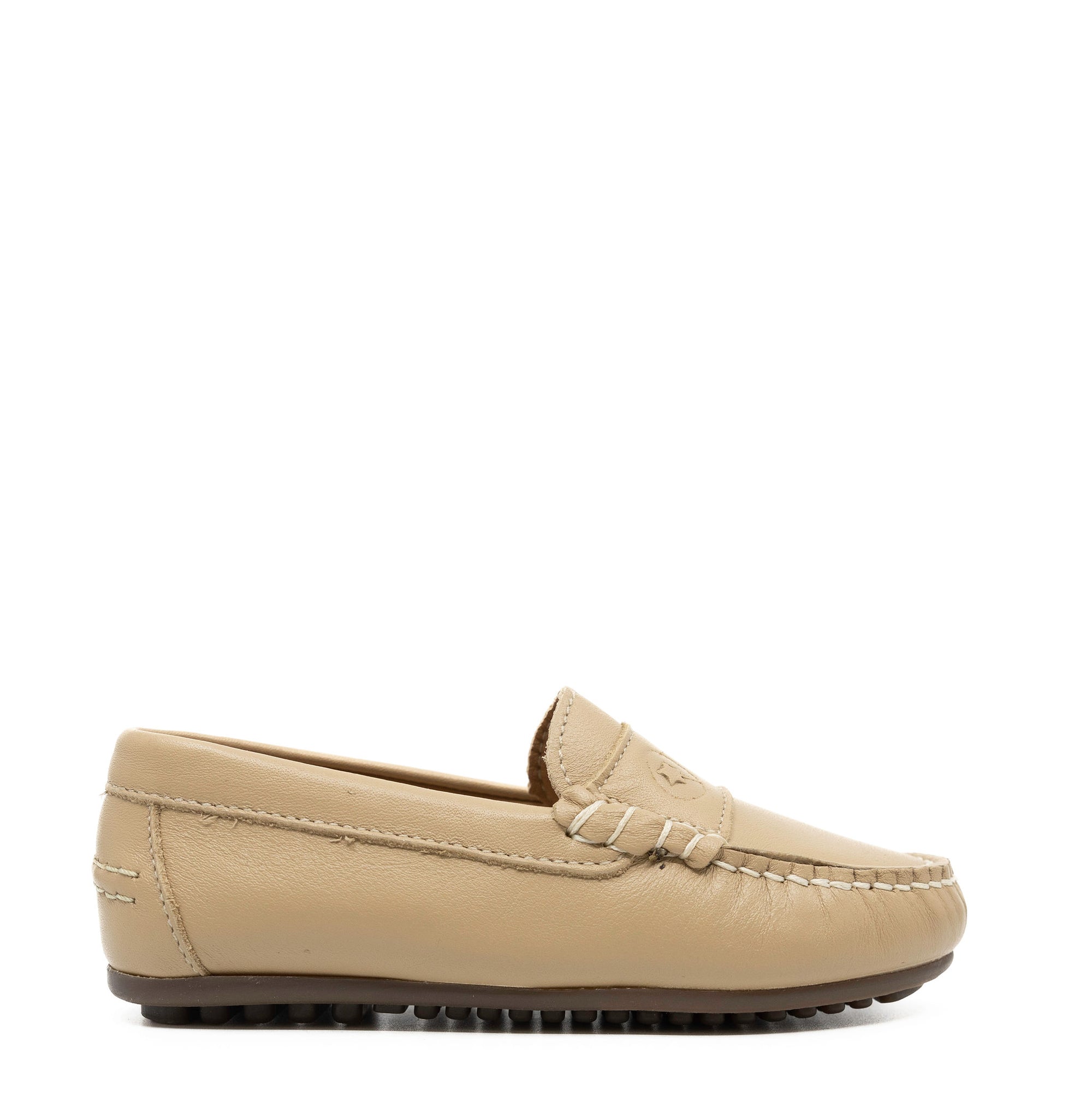 LMDI Tan Penny Loafer-Tassel Children Shoes