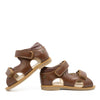 Manuela Hazelnut Velcro Baby Sandal-Tassel Children Shoes