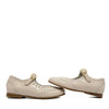 LMDI Cream Patent Wingtip Mary Jane-Tassel Children Shoes