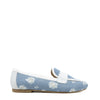 Manuela Denim Stone Wash Loafer-Tassel Children Shoes