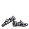 LMDI Checkered Brushed Loafer-Tassel Children Shoes