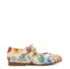 LMDI Floral Double Velcro Mary Jane-Tassel Children Shoes