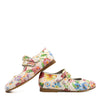 LMDI Floral Double Velcro Mary Jane-Tassel Children Shoes