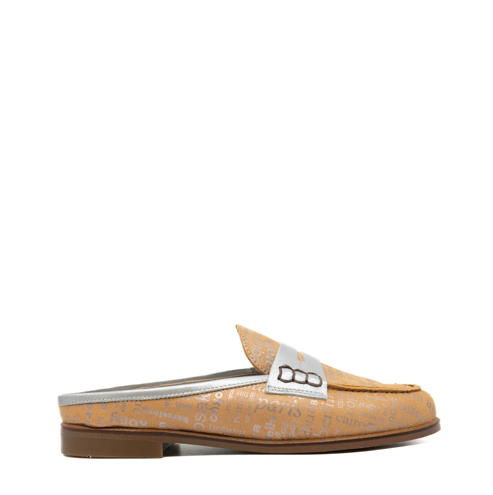 LMDI Tangerine Newspaper Mule-Tassel Children Shoes