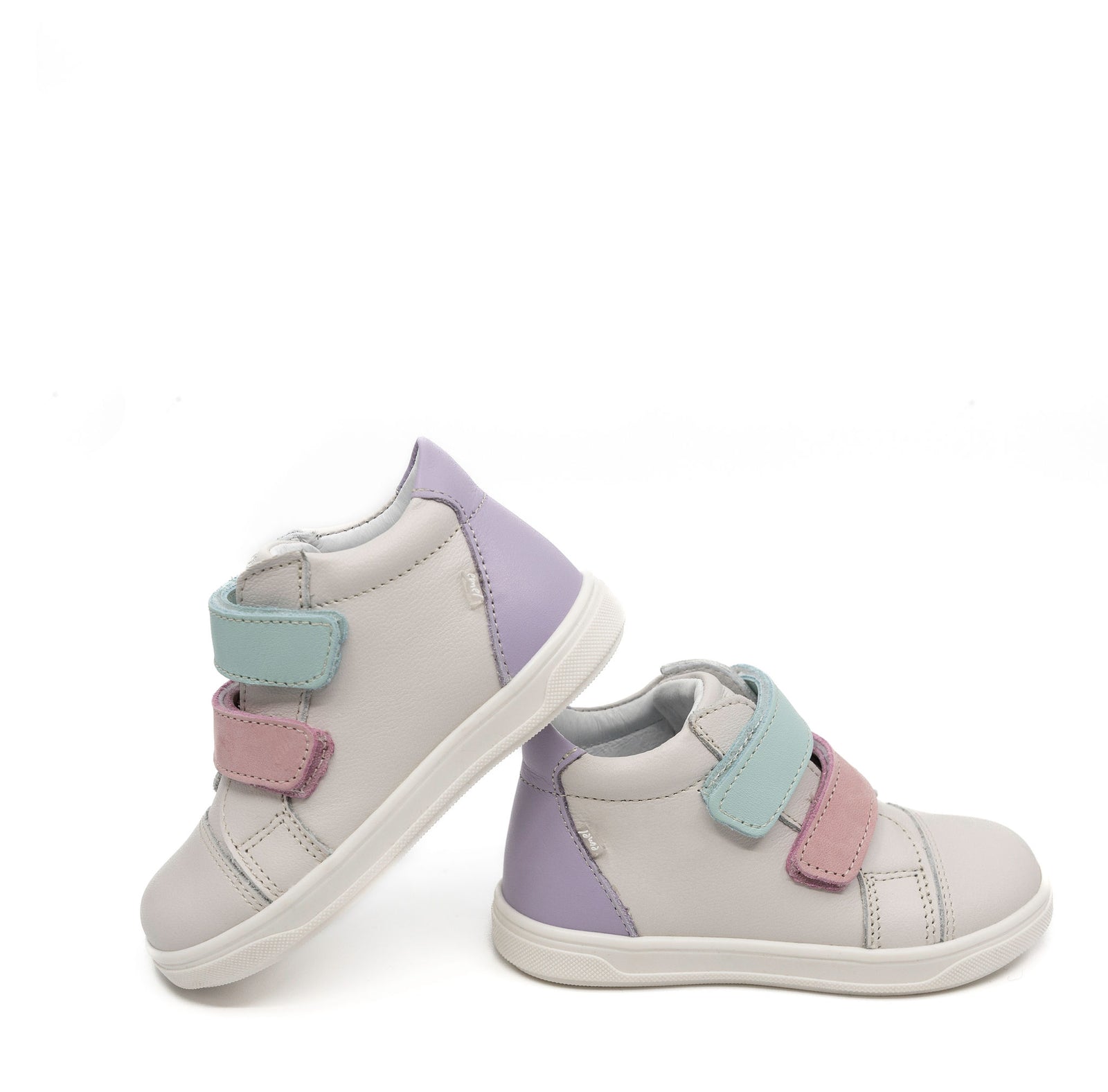 Emel White Pastel Baby Sneaker-Tassel Children Shoes