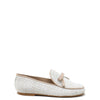 Papanatas Taupe Linen Bow Loafer-Tassel Children Shoes