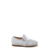Papanatas Gray Embroidered Smoking Loafer-Tassel Children Shoes