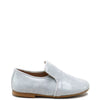 Papanatas Light Gray Patent Smoking Loafer-Tassel Children Shoes