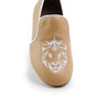 Papanatas Cappuccino Lion Smoking Loafer-Tassel Children Shoes