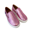 Atlanta Mocassin Rose Metallic Slip-On Sneaker-Tassel Children Shoes
