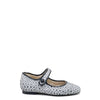 Papanatas Black and White Crocodile Pointed Mary Jane-Tassel Children Shoes
