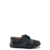 Papanatas Black and Gray Wingtip Oxford Sneaker-Tassel Children Shoes