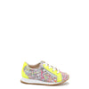 Papanatas Neon Scribble Zipper Sneaker-Tassel Children Shoes