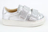 Papanatas Silver Double Velcro Sneaker-Tassel Children Shoes