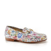 Hoo Floral Chain Loafer-Tassel Children Shoes