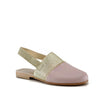 Hoo Pink and Gold Elastic Mule-Tassel Children Shoes
