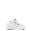 Papanatas White Glitter Lace Up Sneaker-Tassel Children Shoes