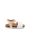 Papanatas White Braided Sandal-Tassel Children Shoes