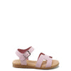 Papanatas Pink Nubok Sandal-Tassel Children Shoes