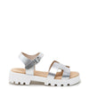 Papanatas Silver H Sneaker Sandal-Tassel Children Shoes