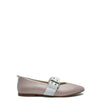 Blublonc Blush Textured Pointed Buckle Shoe-Tassel Children Shoes