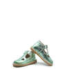 Confetti Mint Metallic T-Strap Baby Shoe-Tassel Children Shoes