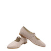 Confetti Nude Pink Pointed Mary Jane-Tassel Children Shoes