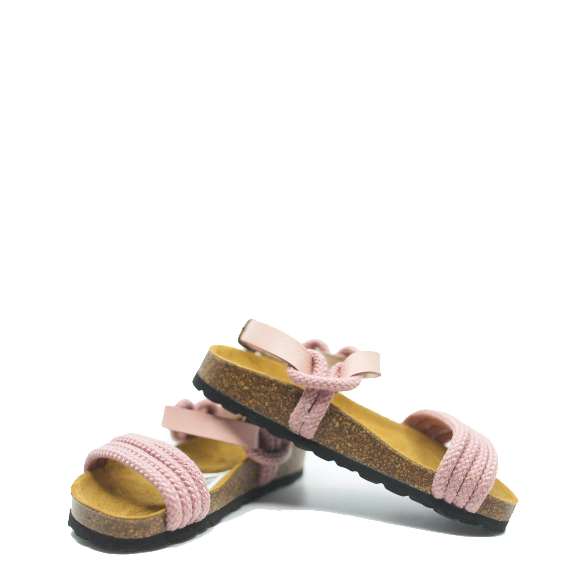 Tocoto Pink Rope Sandal-Tassel Children Shoes