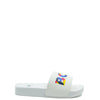 Hugo Boss White Multi Logo Slide-Tassel Children Shoes