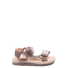 Mini Melissa Pink Shimmer Jelly Sandal-Tassel Children Shoes
