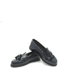 Confetti Navy Florentic Tassel Loafer-Tassel Children Shoes